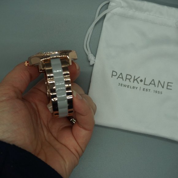 NEW Park Lane Jewelry BOSSBABE Open Cuff WATCH Hostess Excl. Rose Gold RETIRED - Picture 5 of 9